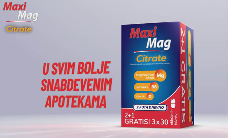 Maximag citrat – bolji oblik magnezijuma