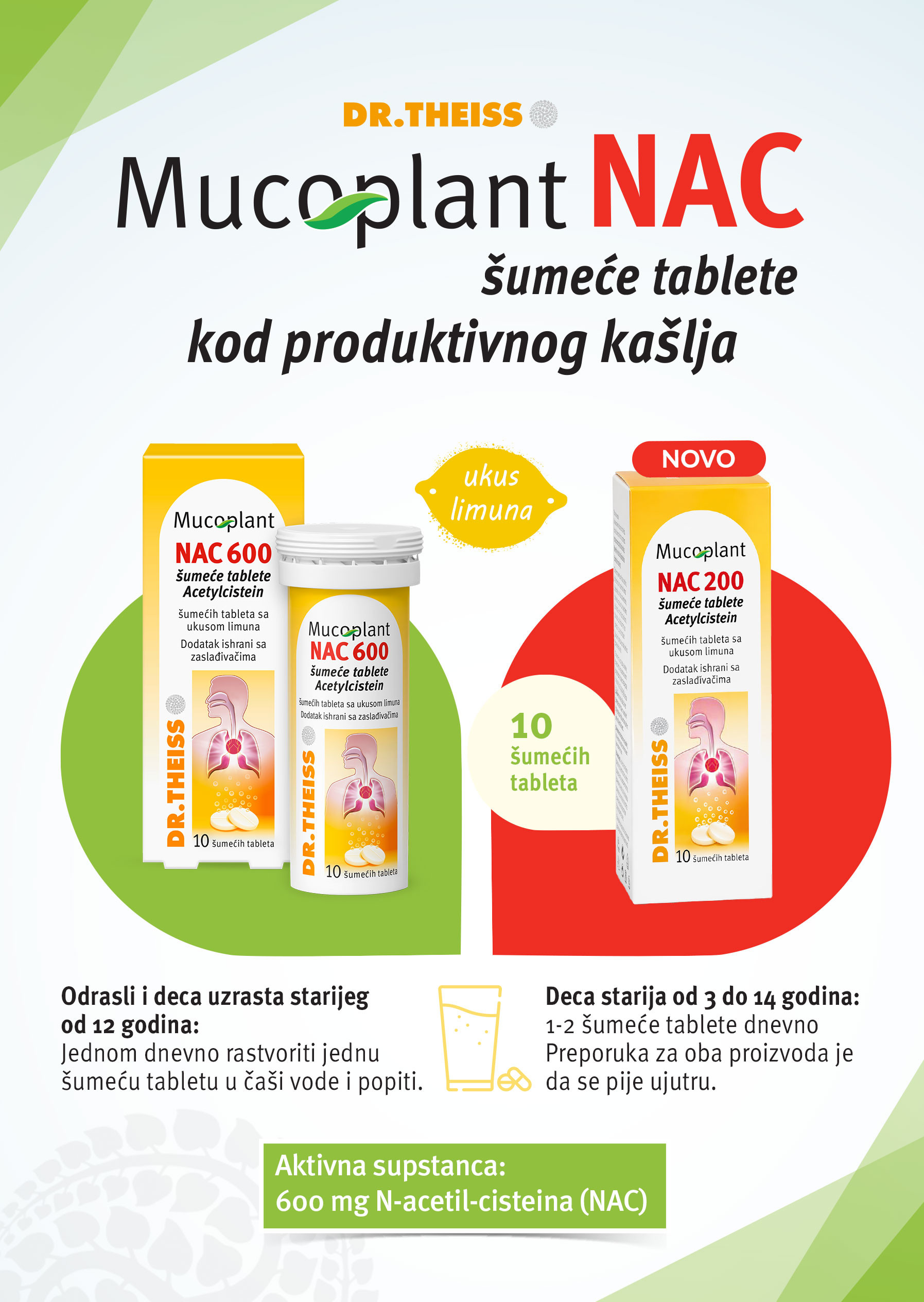 Mucoplant NAC 200 šumeće tablete 1