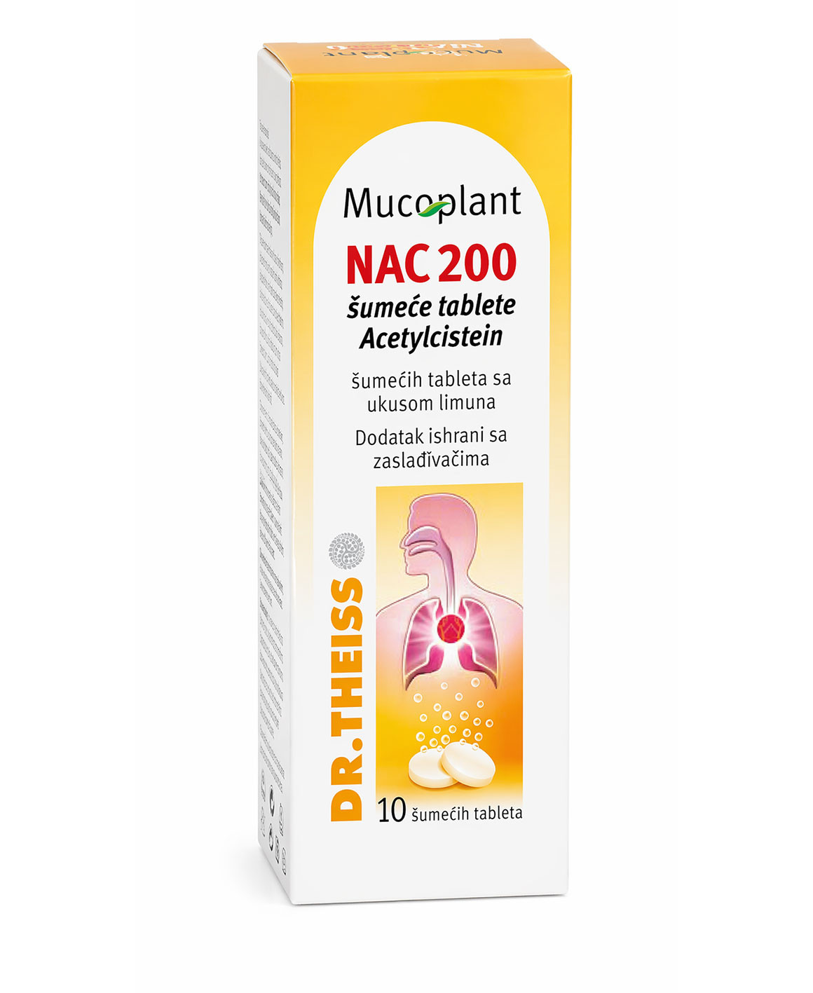 Mucoplant NAC 200 šumeće tablete